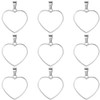 SOFPLATE 1 Box of 18 Hollow Heart Pendants with Open