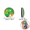 WELANE Glass Fridge Mangets, 10 PCS Aurora Crystal Magnetic Fridge