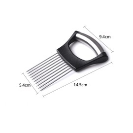 Onion Cutter, Meat Tenderiser Stainless Steel, Avocado Cutter, Onion Holder, Fork, Potato Cutter, Cutting Aid, Carrots, Tomatoes, Fruit Chopper Onion Slicer, Kitchen Useful Gadgets