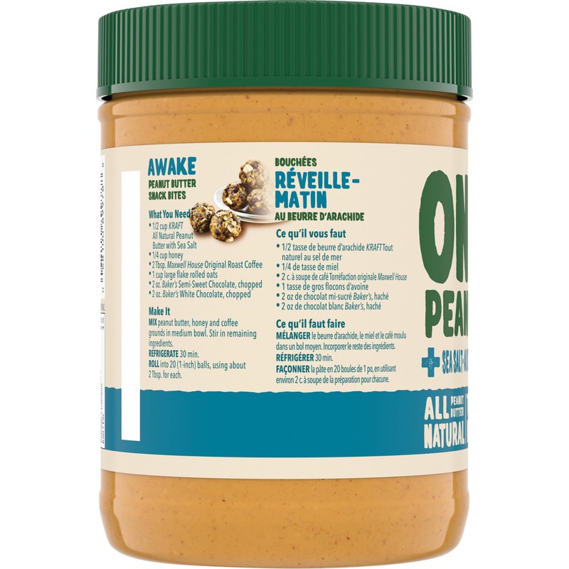 Kraft All Natural Peanut Butter with Sea Salt 750g |