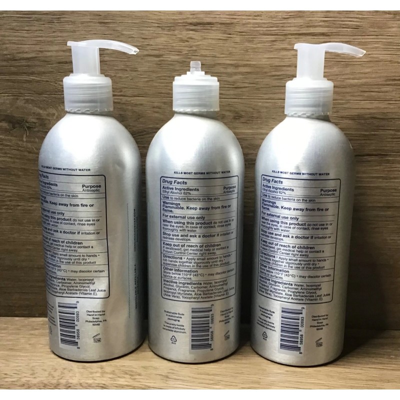 Hand in Hand 3 Hand in Hand Dye-Free 62% Ethyl