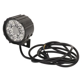 Electric Bike Headlight Waterproof 12‑72V Cycling Horn Front Light with Excellent Suitable for All Weather Riding