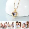 Minicremation Stainless Steel Urn Necklace Angel Wing Heart Pendant for