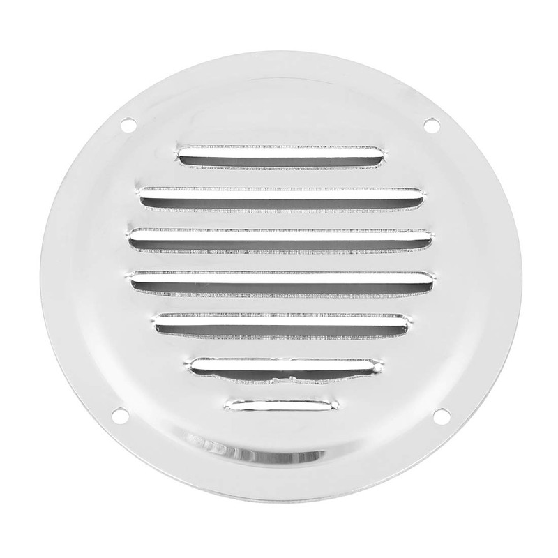 X AUTOHAUX 5 Inch Round Marine Boat Louvered Ventilation Vent