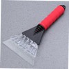 CAXUSD Car Windshield Ice Scraper Snow Removal Tool with Rubber