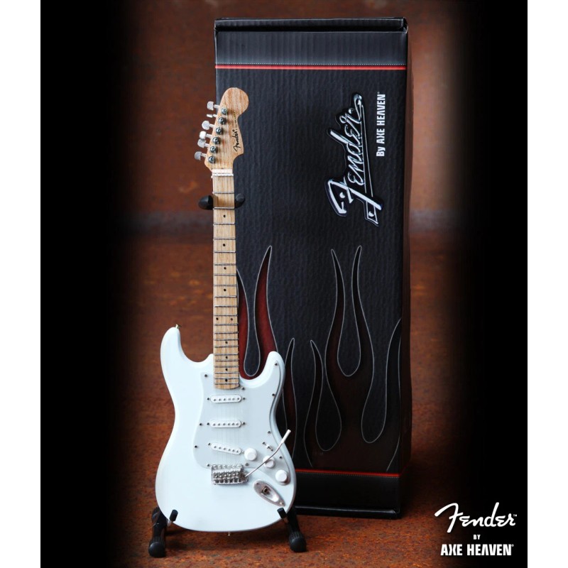 Jimi Hendrix Olympic White Fender Stratocaster Replica Mini Guitar by