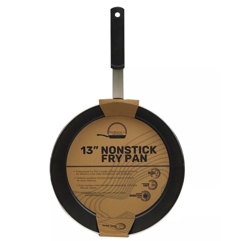 Sedona 13" Nonstick Aluminum Polish Pro Everyday Pan