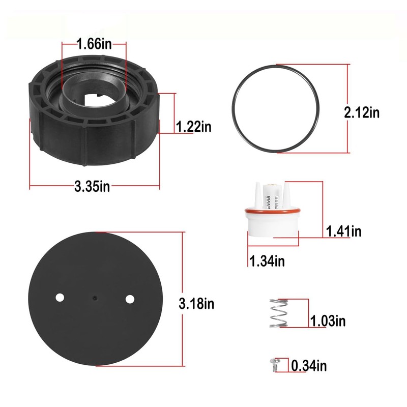Laofudech 0887718 Backflow Convert Kit Replacement for 800m4 Repair Kit