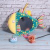 Car Backseat View Mirror Plush Fish Shape Cartoon Pattern Safety