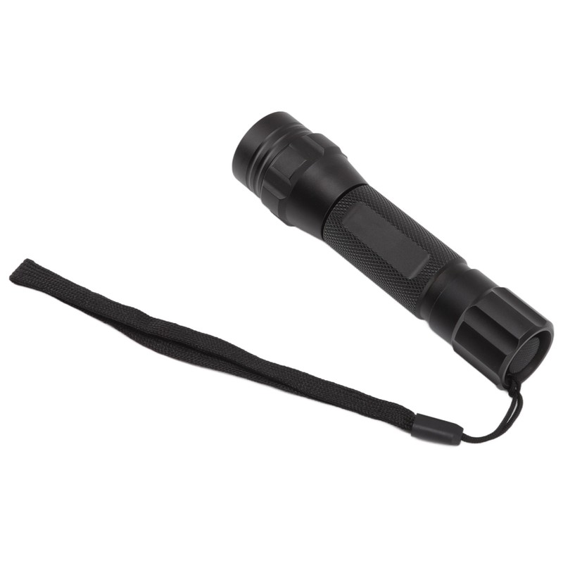 LED Flashlight White Light Battery Powered Aluminium Alloy Retractable Zoom