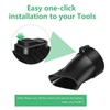 Quick Release Non Slip Button Easy to Install Blower Flat
