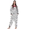 Clarisbelle Women's Dalmatian Adult Animal Onesies Cosplay Party Wear Pajamas