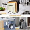Mythco Kitchen Cabinet Cutting Board Organizer, Cookie Sheet Storage Rack,Cabinet