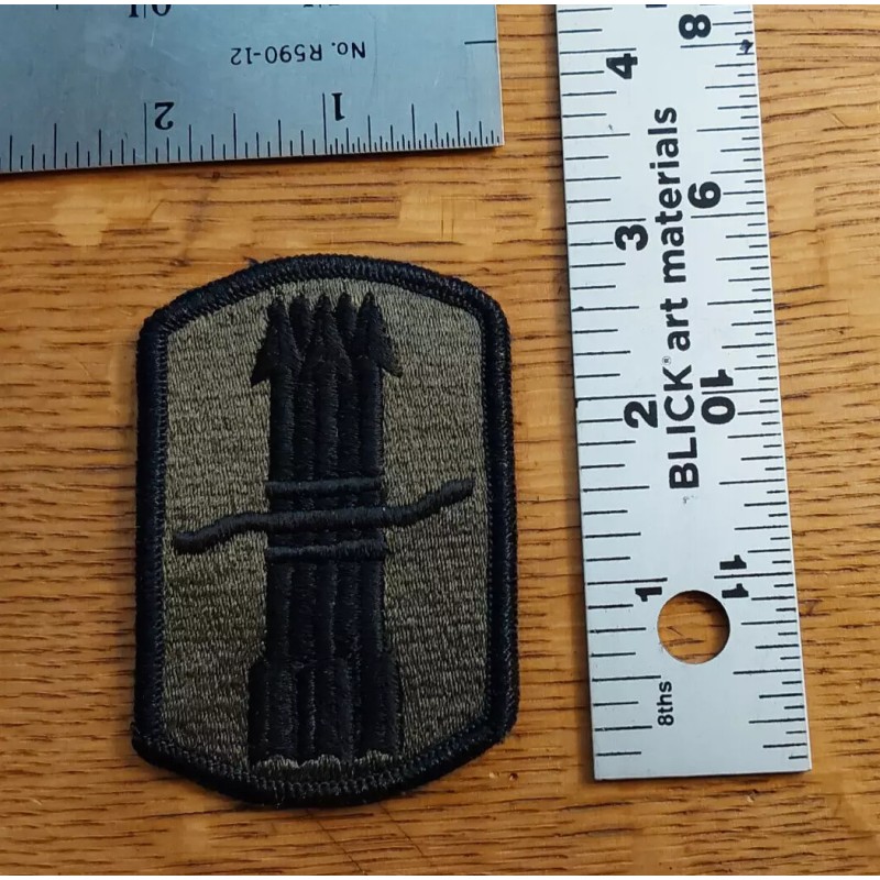 197th Field Artillery Brigade Subdued U.S. Army Shoulder Patch