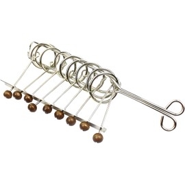 MAGIKON Traditional Brain Teaser, Classical Metal Chinese 9 Linked Rings Puzzle,Comes with Instruction