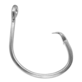 Giant Fishing Hook 6/0-28/0 Forged in-line Circle Hooks Shark & Swordfish &Tuna Hook Stainless Steel Big Game Hook Saltwater (Size 11/0-Pack of 25)
