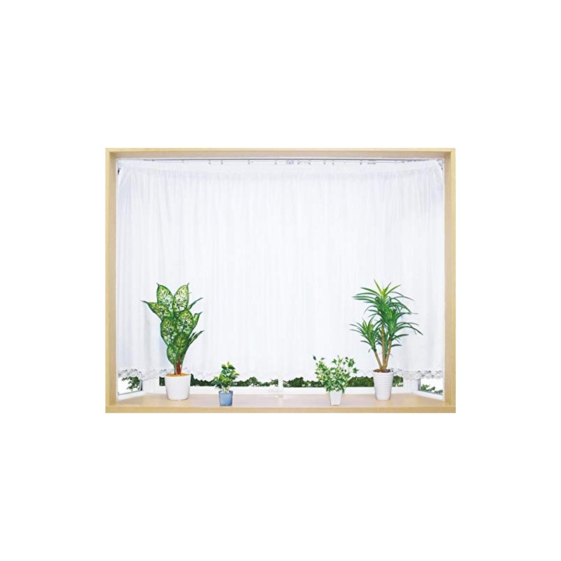 [cloth shop clothya] lace curtain for bay windows width approx.