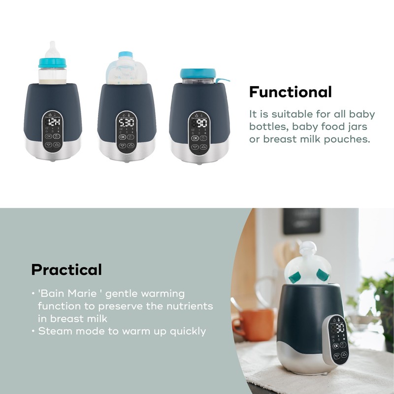 Babymoov Duo Smart Warmer Calienta-biberones/leche materna - Hogar & Coche