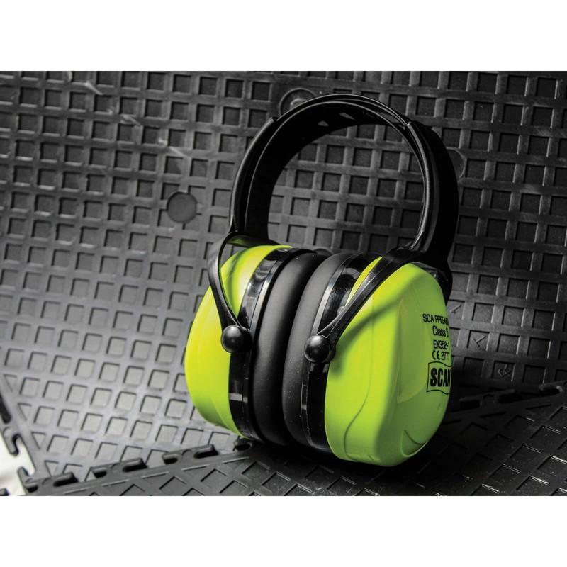 Scan SCAPPEEARDP Hi-Vis Class 5 Ear Defender (SNR33)