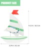 Operitacx sailing model nautical sailboat model wooden sailboat figurine sailboat