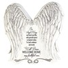 Dicksons Angel's Wings Bereavement White 7.5 x 7.5 Resin Outdoor