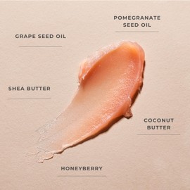 Nurish Lip Sleeping Mask and Day Balm 99.9% Natural Pomegranate - Hydrating, Antioxidant-Rich, Shea & Coconut Butter, Revitalizes Chapped Lips Overnight