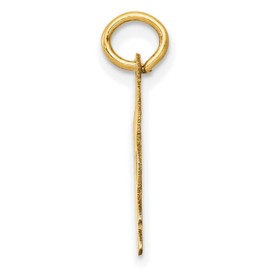 14K Gold Gun Charm Pistol Handgun Pendant Jewelry