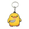 Promotech Boss Duck Keyring - 1 Piece PVC Keyring for