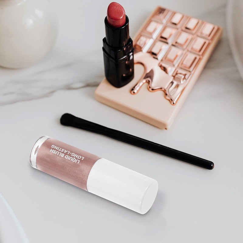 Rubor Líquido Coreano para Mejillas y Párpados, Maquillaje Facial