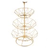 MINIDUO Wrought iron 3 Tier Fruit Tray Fruits Desserts Candy