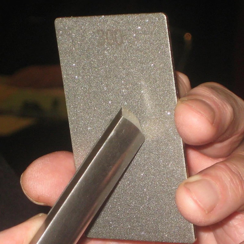 Diamond Credit Card Stone 3" x 2" 300/180 Grit James