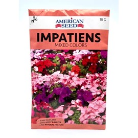 Seeds, Impatients, Mixed Colors, Flower Seeds