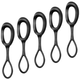 Yzpacc Tactical Zipper Pulls Pack of 5 Heavy Duty Zipper Tags Zipper Pull Replacement for Tactical Backpack Pouches Luggage Purses Jackets Coats(Black)