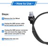 VekAuto ABS Wheel Speed Sensor Front Left ABS Sensor Anti-Lock