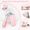 PIFOOG Pink Key Fob Cover for Genesis GV70 GV80 G70
