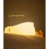 Zendure LED Lying Flat Duck Night Light, Cute Light Up