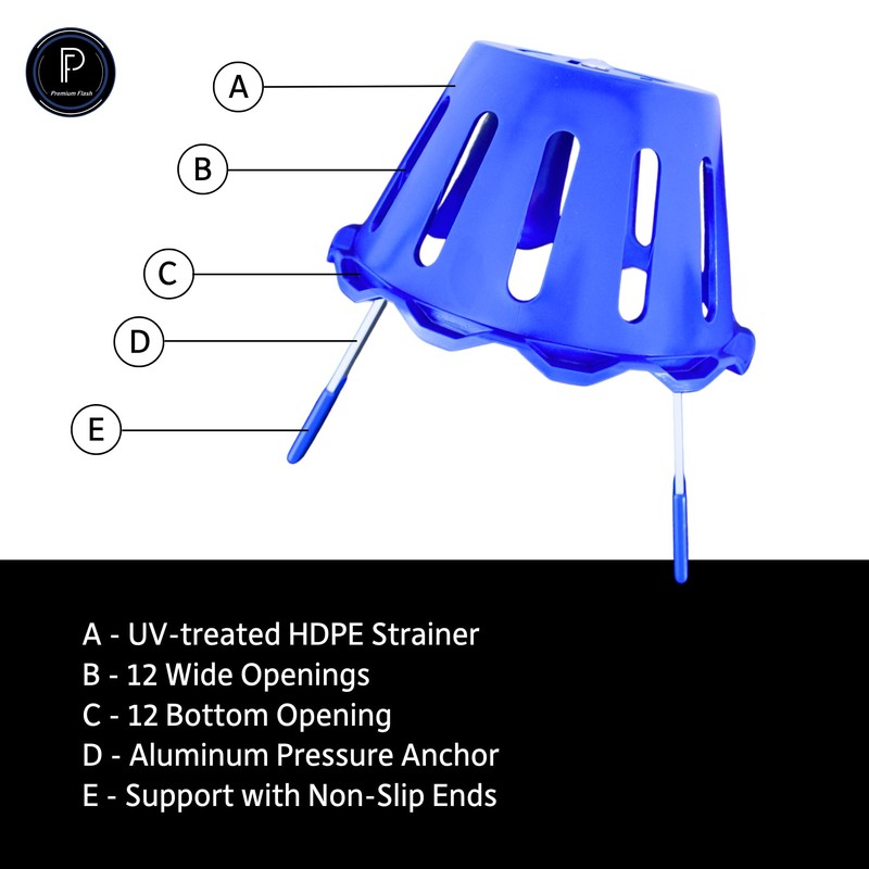 Premium Flash - Leaf Guard Roof Drain Strainer - Ideal