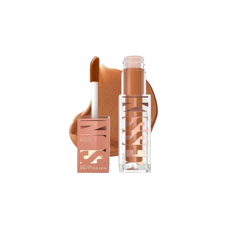 Maybelline Blush líquido Sunkisser Tono 11 Electric Bronze, 4.7ml -