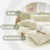 Seersucker Duvet Cover Set Double Size Beddding Set with Pillowcases