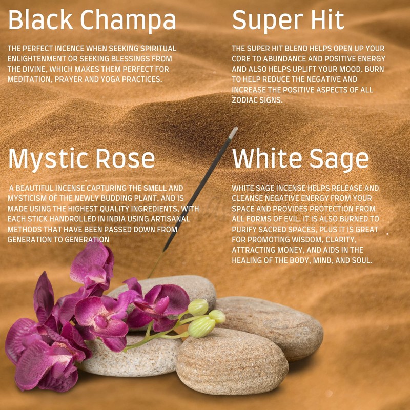 Mixture of incense sticks for Satya 12 (Mix 12 Set