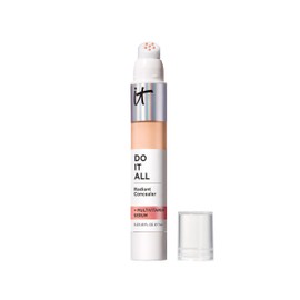 IT Cosmetics Do It All Radiant Concealer ­­– Makeup Concealer – Hydrate & Brighten – Creaseless Medium Coverage & Radiant Finish ­­– Niacinamide & Hyaluronic Acid - Light Warm, 0.2 Fl Oz