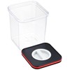 Pearl Metal HB-4485 Storage Container, Black x Red, 0.5 gal