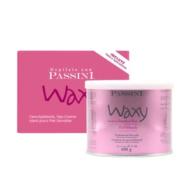 Passini Cera Para Depilar Piel Sensible 600gr + Telas