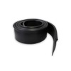 Black 1-1/8" Half-Round Type Shower Door Bottom Seal and Sweep