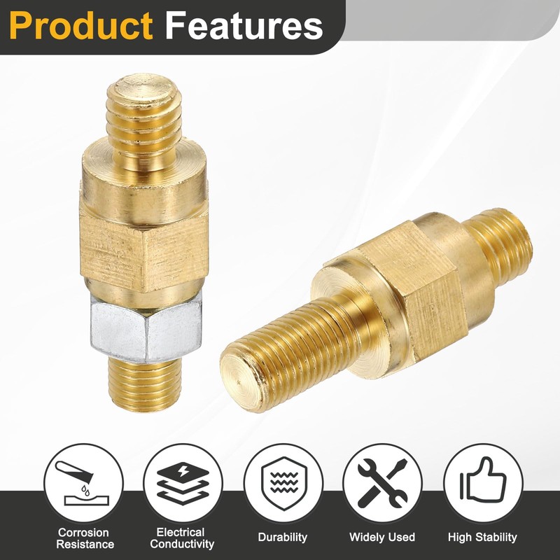 MECCANIXITY 3/8 Inch Battery Terminal Charging Posts Battery Terminal Connector