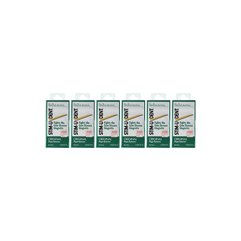 Stim-U-Dent - Eliminadores de placas de menta (100 unidades cada