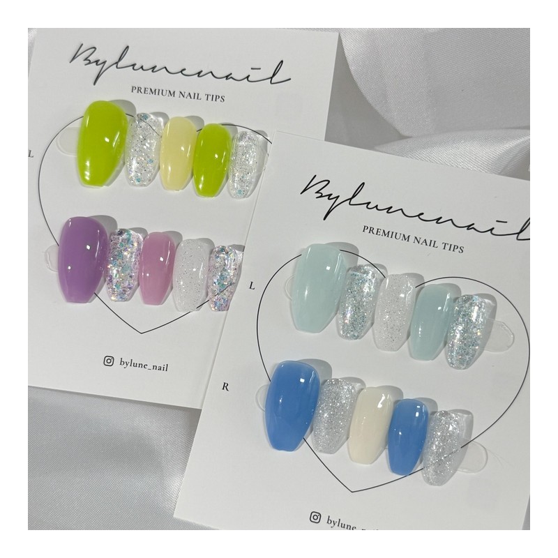 Full Coat - Summer Daily Handmade Nail Tips Nail Tips
