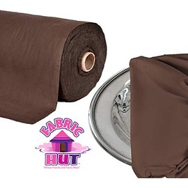 Fabric Hut Anti-Tarnish Anti Tarnish Silver Cloth by The Yard (Brown)