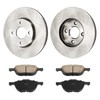 PHILTOP Front Brake Pads and Rotors kit Fit for Ford