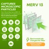 FLRQB5AH23M13 Expandable MERV 13 23"x20"x5" Compatible with FLRQB5AH23M13, Actual Size